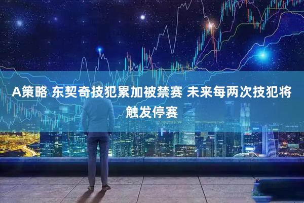A策略 东契奇技犯累加被禁赛 未来每两次技犯将触发停赛