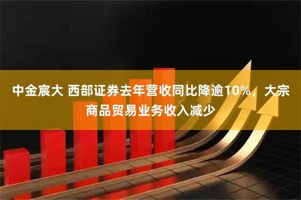 中金宸大 西部证券去年营收同比降逾10%，大宗商品贸易业务收入减少